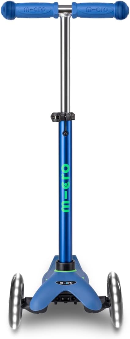 Micro Kickboard Mini Deluxe LED Three-Wheeled Lean-to-Steer Swiss-Designed Micro Scooter