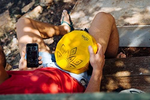 KTÄK -The First Handcrafted, Hand Drum Percussion, Two-Sound Cajón Body Snare, Portable Cajon by Kandu (Sahara Yellow)