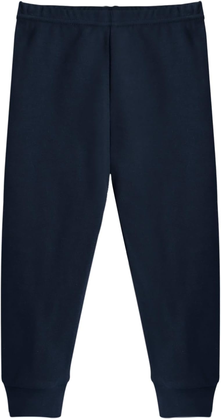 GLASH Kids Baby and Toddler Boys Cotton Pants, 4 Pack 2T-6Y Joggers Sweatpants for Boys