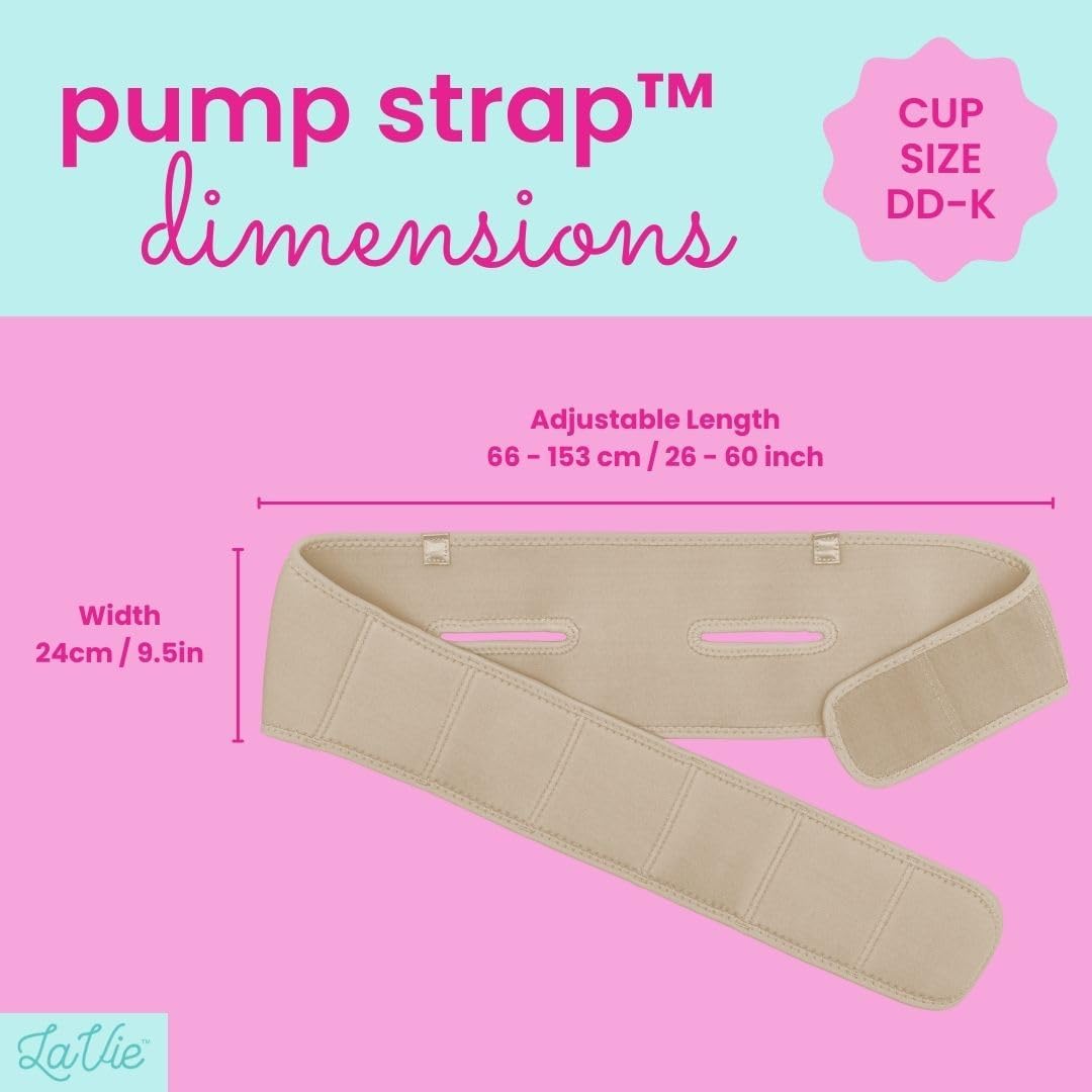 Pump Strap Hands-Free Pumping Bra, Breast Pump Bra for Breastfeeding Pumps for Women, Hands Free Pumping Bustier
