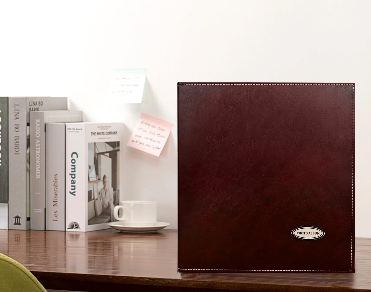 Self-Adhesive Photo Album, Dust-free, glue free and waterproof Scrapbook Album, Family album, Leather Cover, Hand Made DIY Albums Holds 3x5, 4x6, 5x7, 6x8,8x10 photos