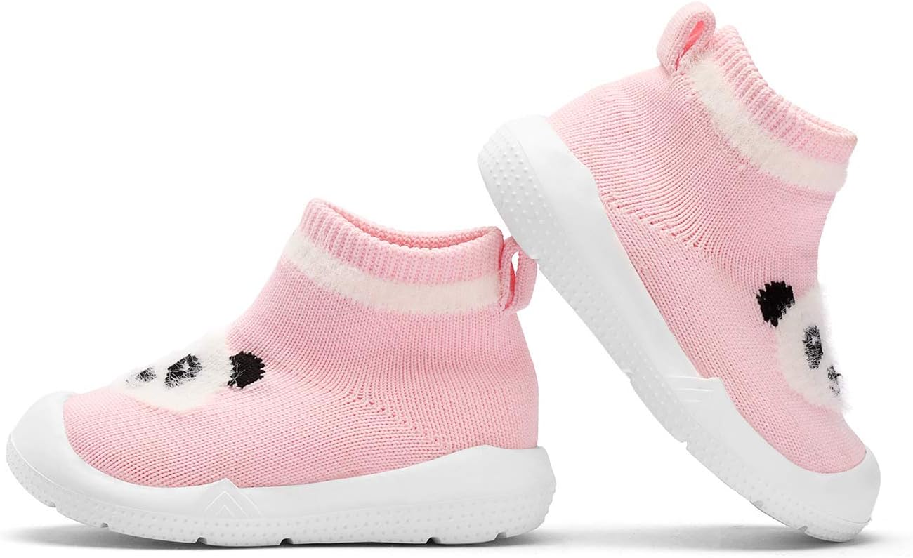 Engtoy Baby Shoes & Socks - Non-Slip Breathable Slippers with Soft Rubber Sole - Baby Boys & Girls Slip On Sneakers