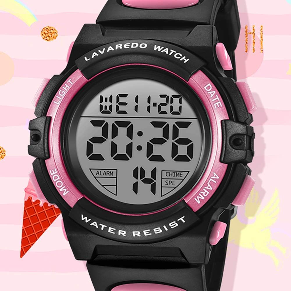 Kids Watch,Boys Watch for 3-15 Year Old Boys,Digital Sport Outdoor Multifunctional Chronograph LED 50 M Waterproof Alarm Calendar Analog Watch for Children with Silicone Band,Kids Gift
