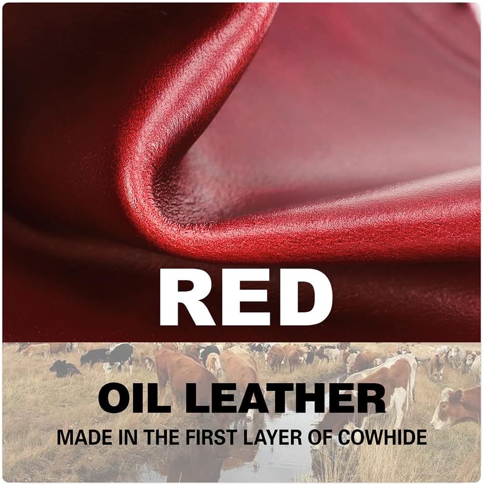 CONTACTS Travel Passport Wallet for 4 Women Leather Passport Holder RFID Blocking Card Organizer Large Capacity Wristlet Clutch Purse Red with 13 Card Slot