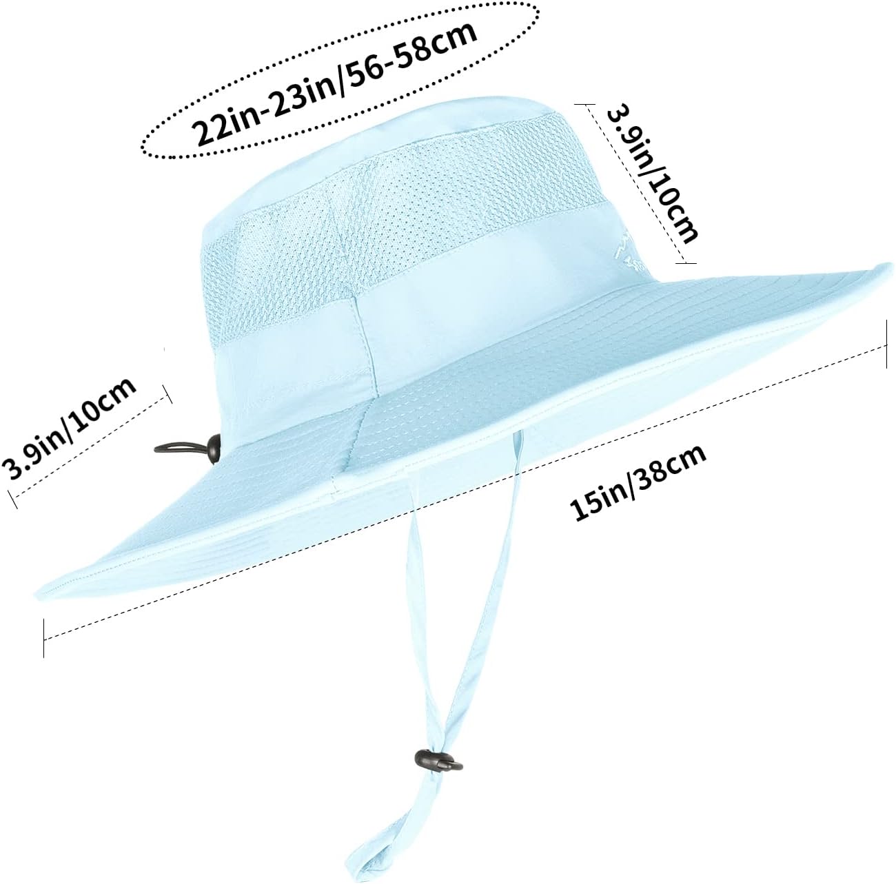 Sun Hats for Men Women Fishing Hat UPF 50+ Breathable Wide Brim Summer UV Protection Hat