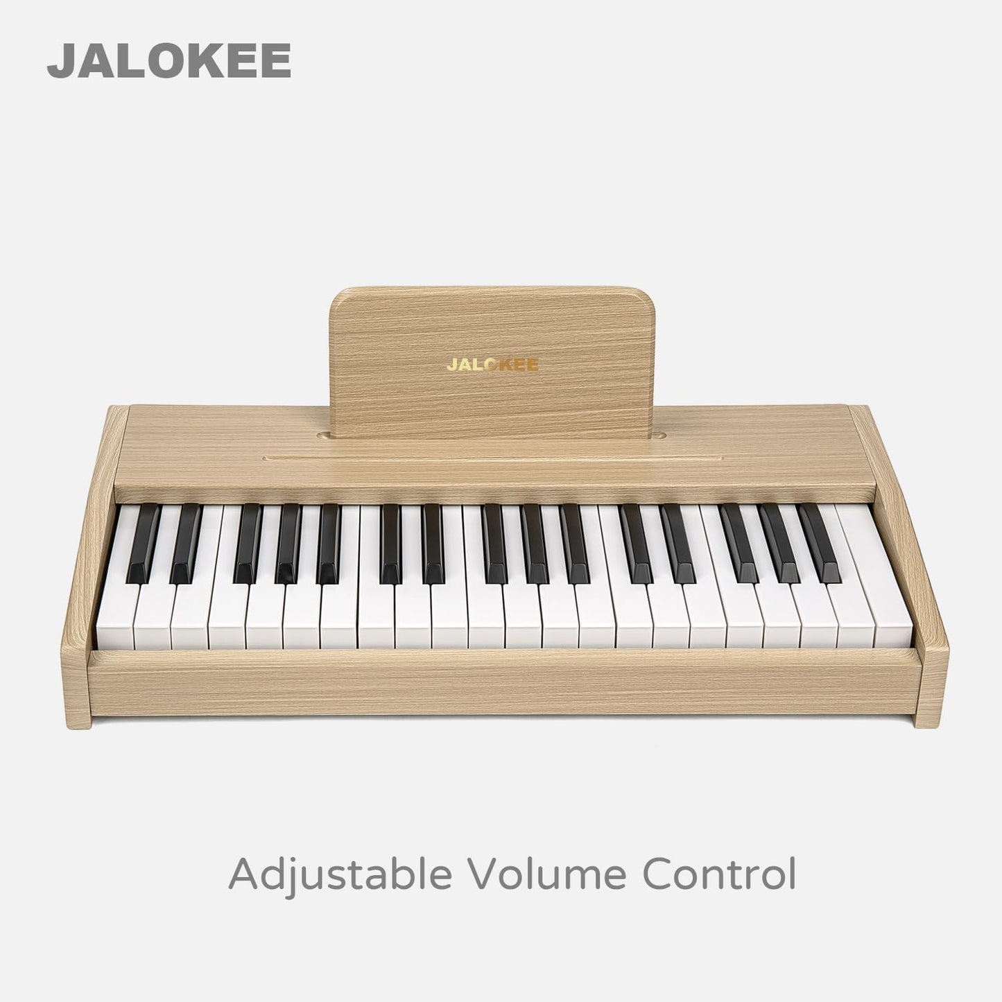 Kids Piano Keyboard, Digital Piano for Kids, Music Educational Instrument Toy, Wood Toy for 3+ Girls and Boys (Oak, 37 Keys)