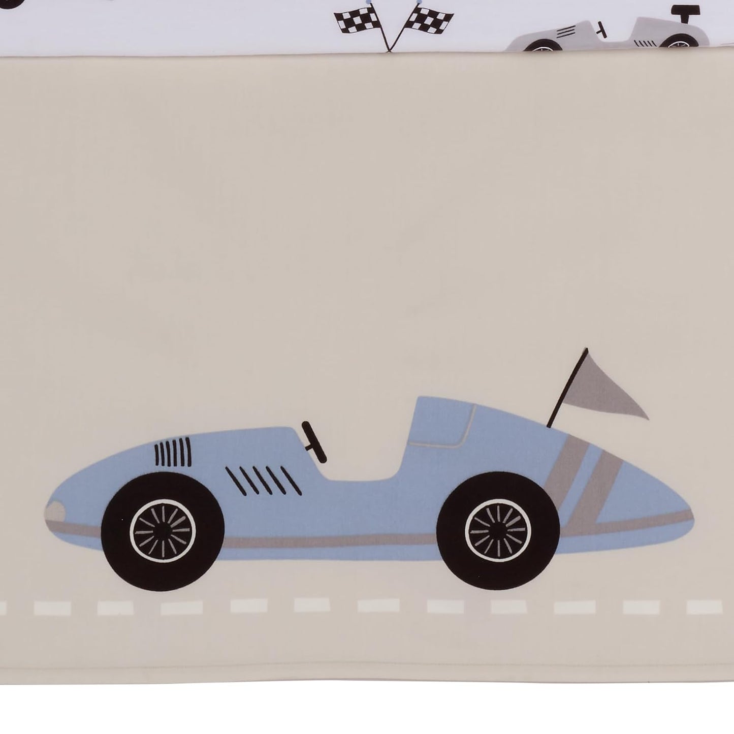 Lambs & Ivy Little Racer 3-Piece Cars/Transportation Baby Crib Bedding Set