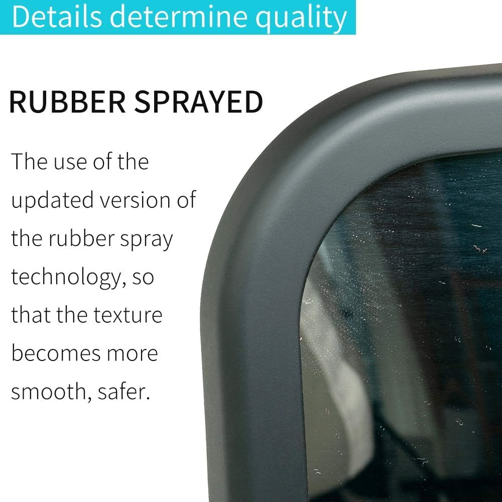 Funbliss Rear Facing Car Seat Mirrors - Shake-proof & Shatterproof Baby Car Mirror for Backseat - Clear Wide View, Easy Install, 2 Pack for Multiple Kids