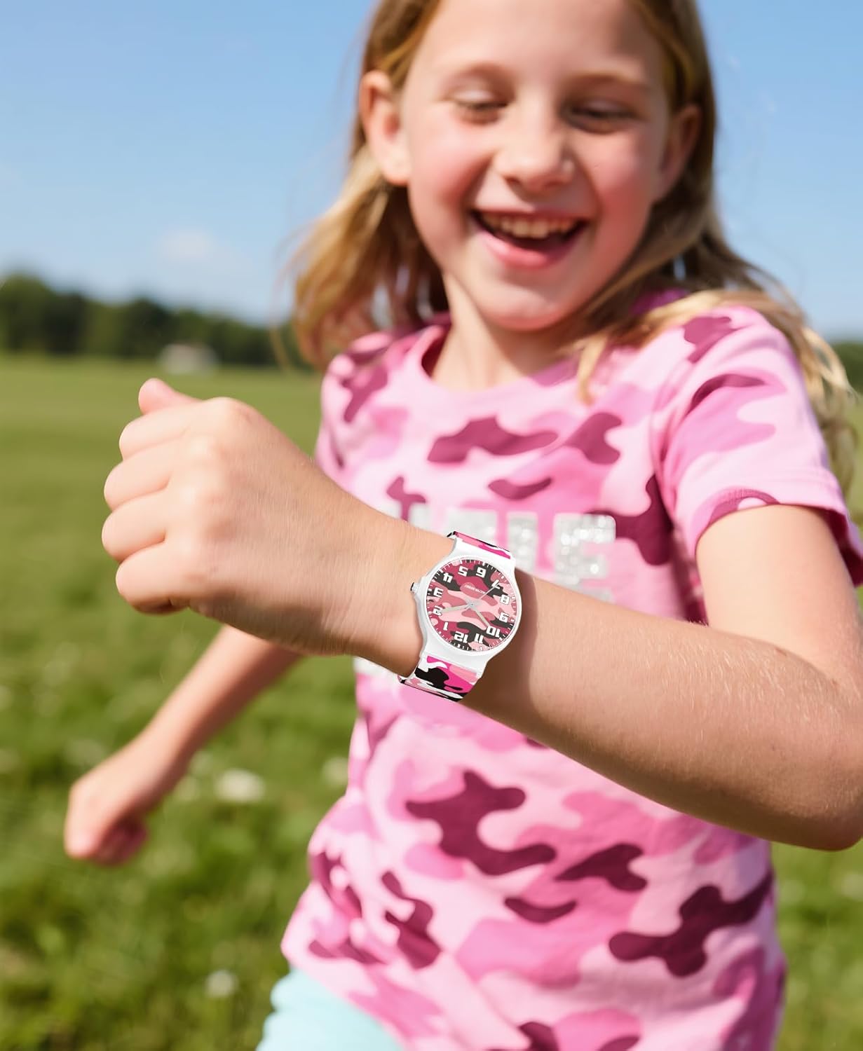 Kids Analog Watch Boys Girls, 30M Waterproof, Sports Watch for Boys, Easy to Read Children's Thin Dial Wrist Watches with Soft Band, for Ages 5-15 Kids Great Birthday Gifts Christmas Day