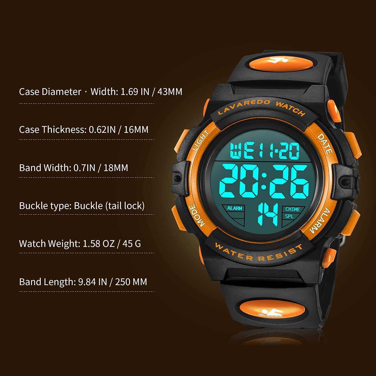 Kids Watch,Boys Watch for 3-15 Year Old Boys,Digital Sport Outdoor Multifunctional Chronograph LED 50 M Waterproof Alarm Calendar Analog Watch for Children with Silicone Band,Kids Gift