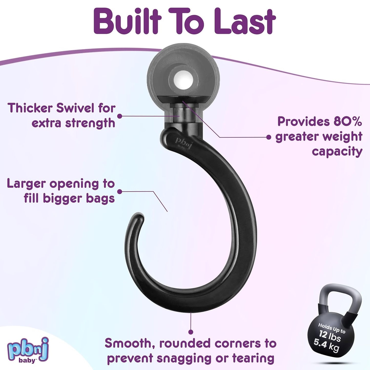 Stroller Hooks 2 Pack Organizer Clip Travel Purse Shopping Diaper Bags