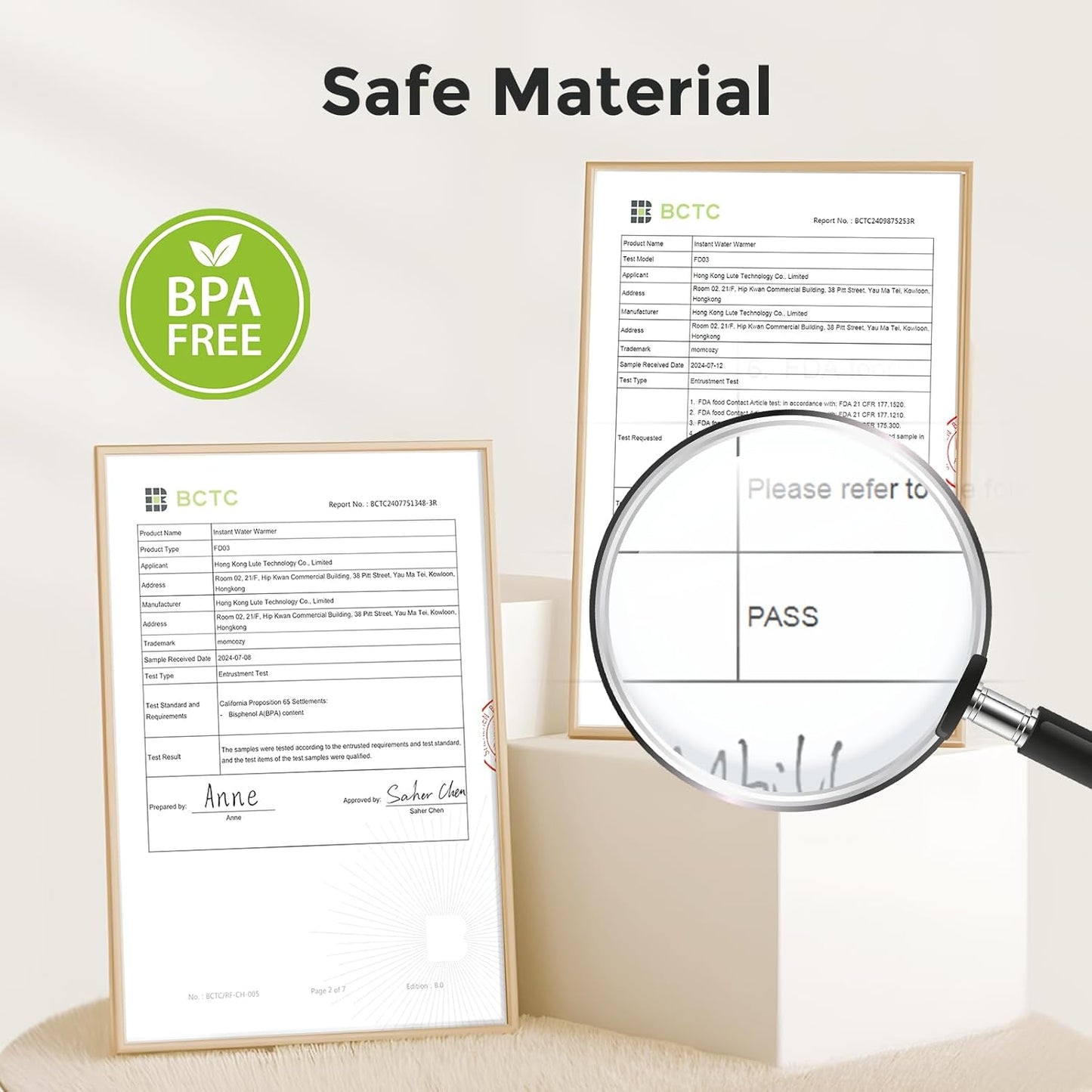 Momcozy Dual Lights Water Warmer for Night Feedings, Instant Bottle Warmer for Making Formula, 57 Oz Larger Capicity, Formula Dispenser with 6 Temp Options, Breastfeeding Essentials