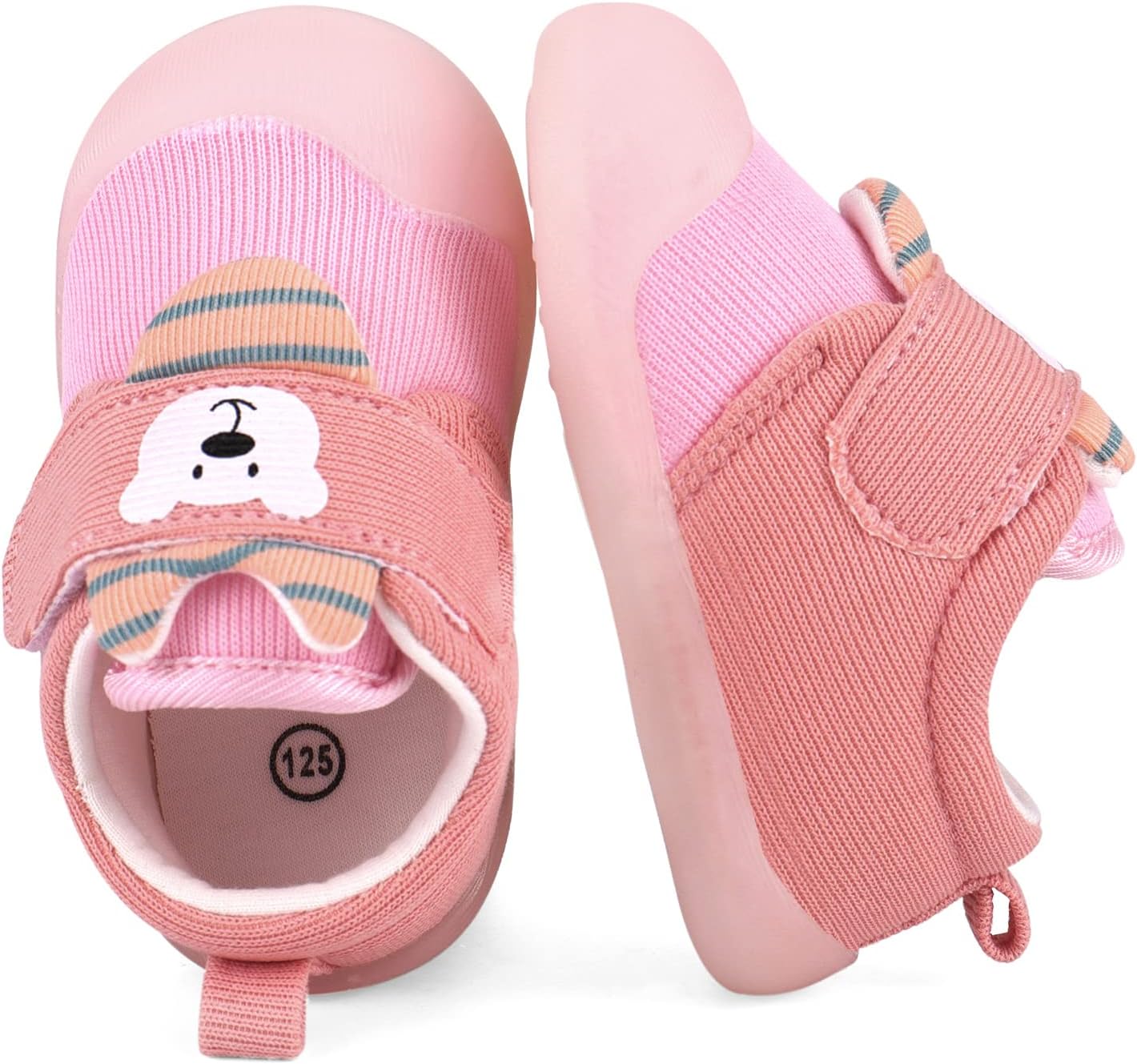 Baby Shoes Boys Girls First Walkers Cute Animals Toddler Sneakers Prewalkers Rubber Sole