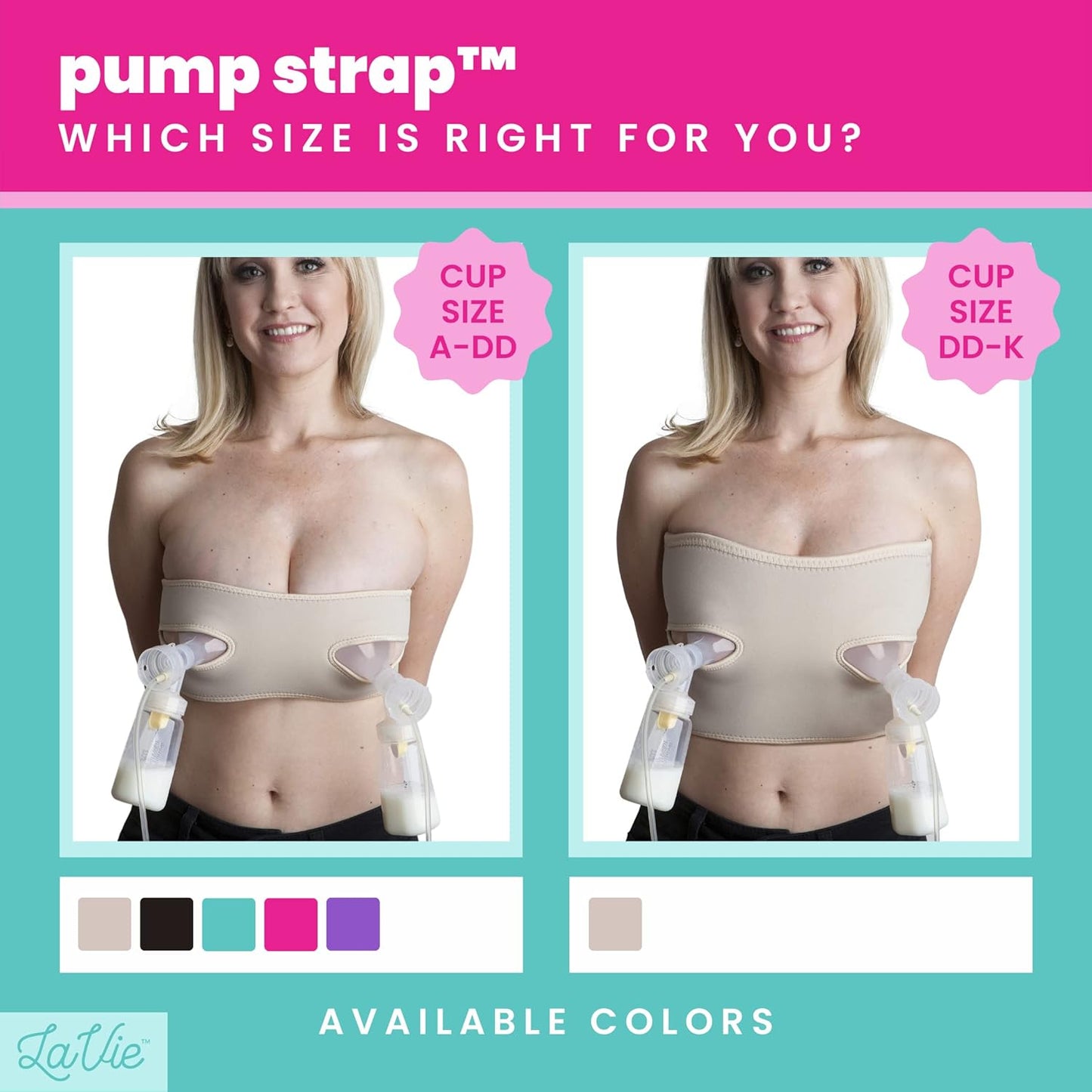 Pump Strap Hands-Free Pumping Bra, Breast Pump Bra for Breastfeeding Pumps for Women, Hands Free Pumping Bustier