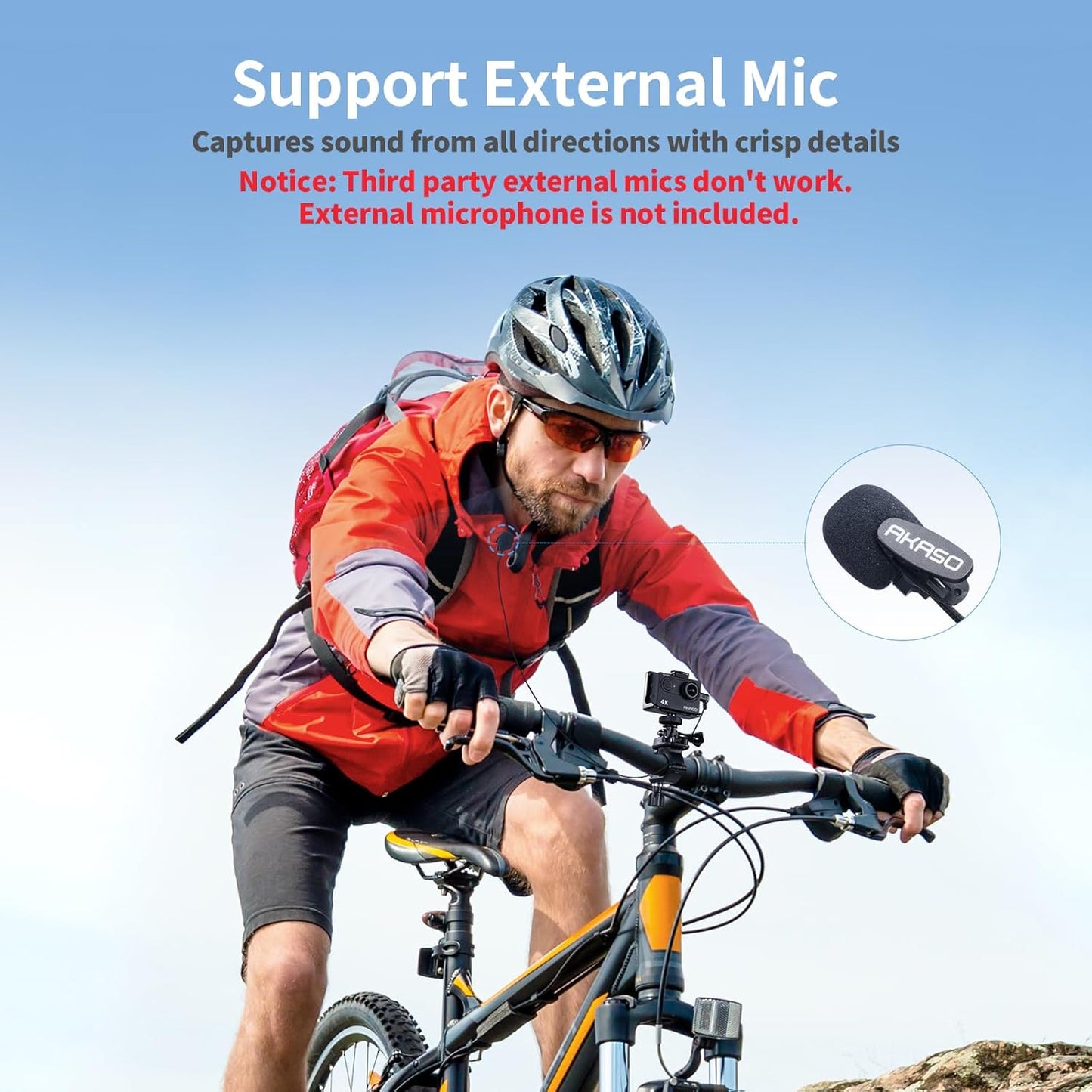 AKASO EK7000 4K30fps Action Camera with 64GB MicroSDXC U3 Memory Card 131ft Waterproof Camera with EIS 4X Zoom Remote Control Ultra HD 20MP Underwater Camera with Accessories Kit