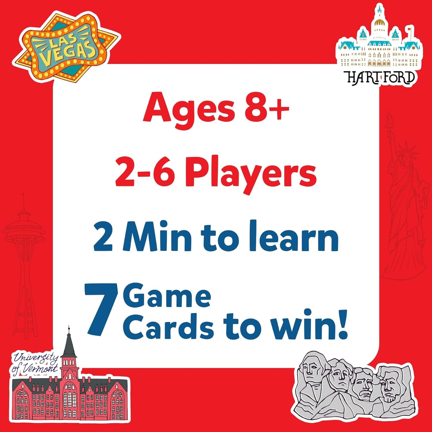 Skillmatics Guess in 10 States of America, Educational Travel Toys for Boys, Girls, and Kids Who Love Card Games, Board Games, Geography and History, Gifts for Ages 8, 9, 10 and Up