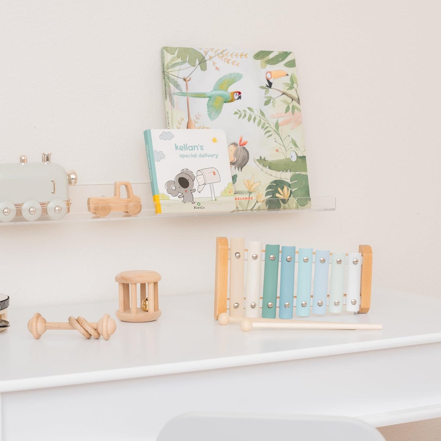 Xylophone-Neutral Colors Toddler Toys-Aesthetic Kids Musical Instrument-Montessori Toys-Modern Boho Xylophone for Kids Playroom-Gender Neutral Baby Gifts-Wood Xylophone-Baby Xylophone Toy-Wooden Toy