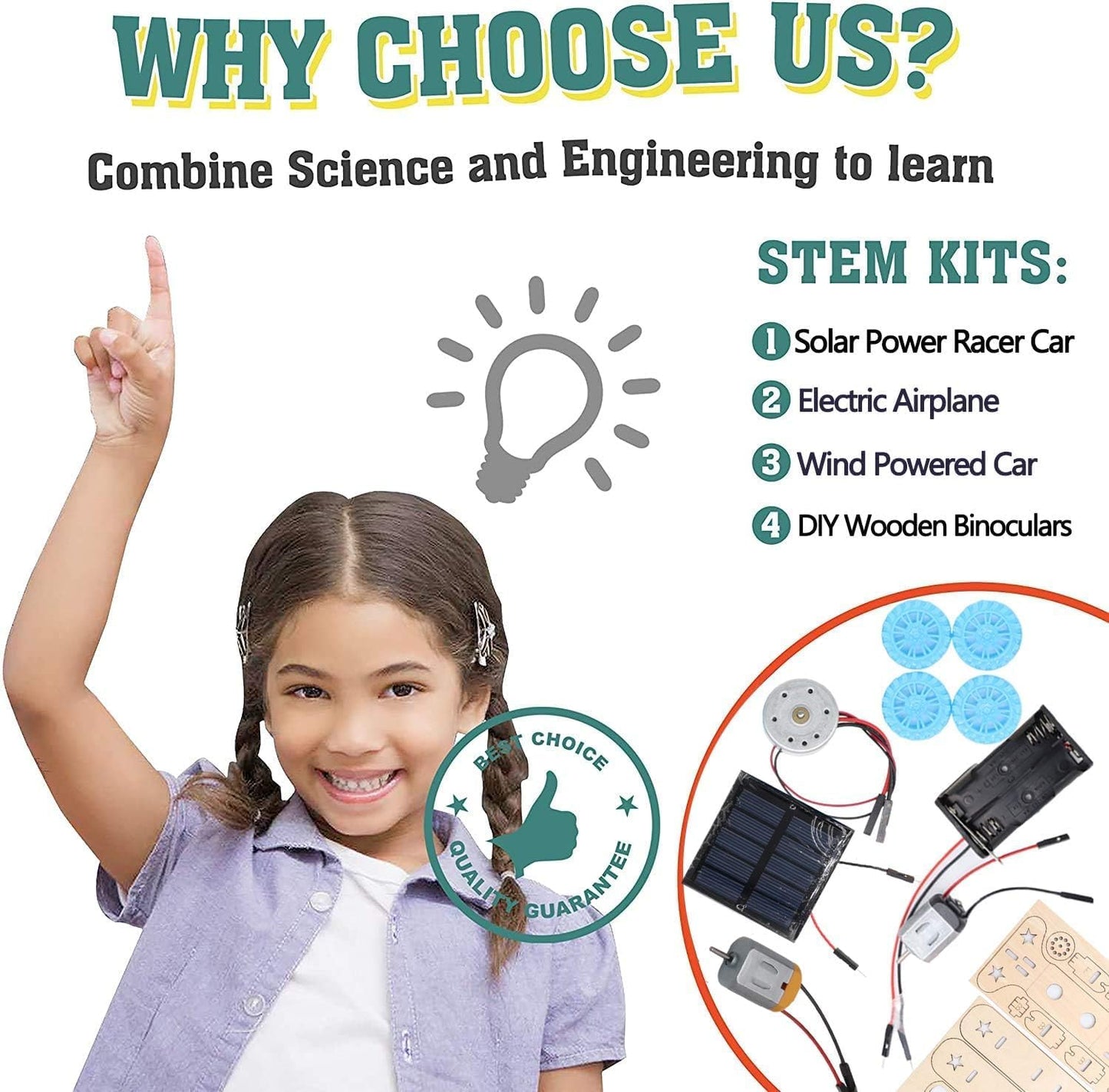 STEM Kits for Kids Age 8-10-12-14, Science Projects for Kids Ages 8-12, Stem Building Toys for Boys Age 8 9 10 12 13 14, Solar Car & STEM Activities Engineering Kits, Gifts for Boys