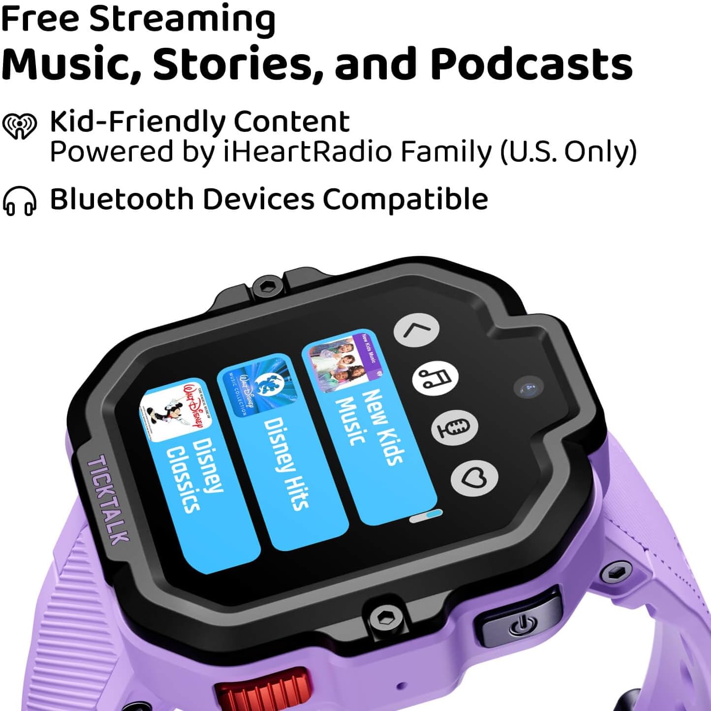 TickTalk 5 - Kids Smart Watch with GPS Tracker, Video Calling, SOS, & Parental Controls | Smartwatch with Free Music, Texting, Kid Phone Call and Text, Boys & Girls - 4G Smart Watch for Kids 3-12