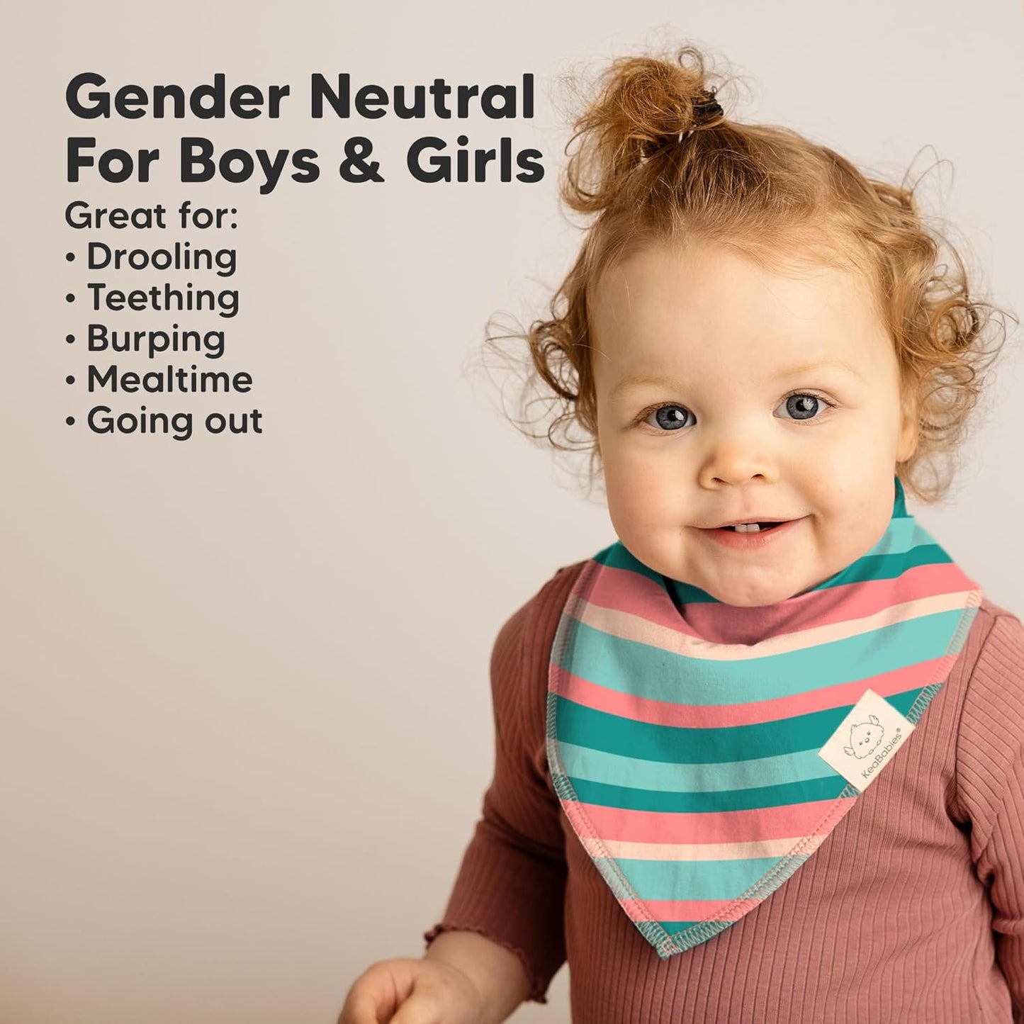 8-Pack Organic Baby Bandana Bibs for Boys, Girls - Super Absorbent Triangle Baby Bibs for Drooling and Teething Infant, 100% Cotton Extra Soft for Newborn, Infant 0-36 Months (Builders)