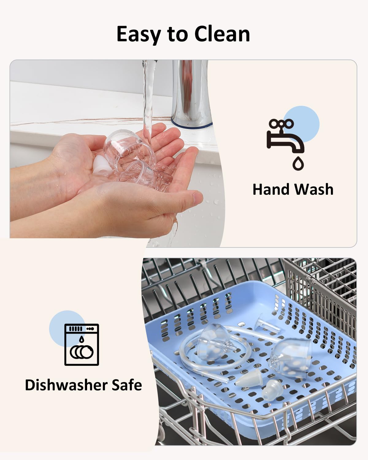 HEYVALUE Nasal Aspirator for Baby, Hospital Grade Nose Sucker with 9 Levels Suction, Night Light and Nursery Rhyme Soothing, Electric Nose Suction for Baby with Food-Grade Silicone Tips Purple