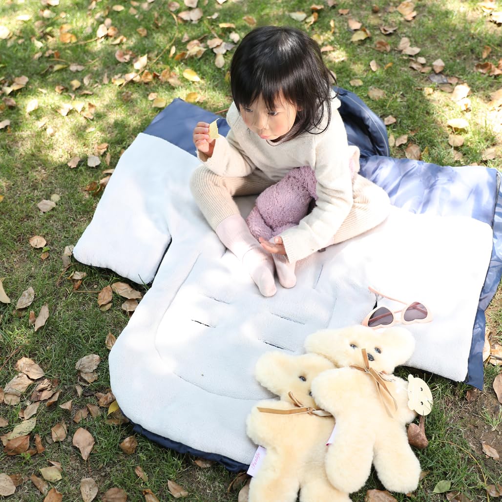 Go 3 Seasons Universal Stroller Footmuff, Warm Winter Bunting Bag for Toddler, Waterproof Sleeping Bag, Anti-Slip Height Adjustable, Winter Blanket