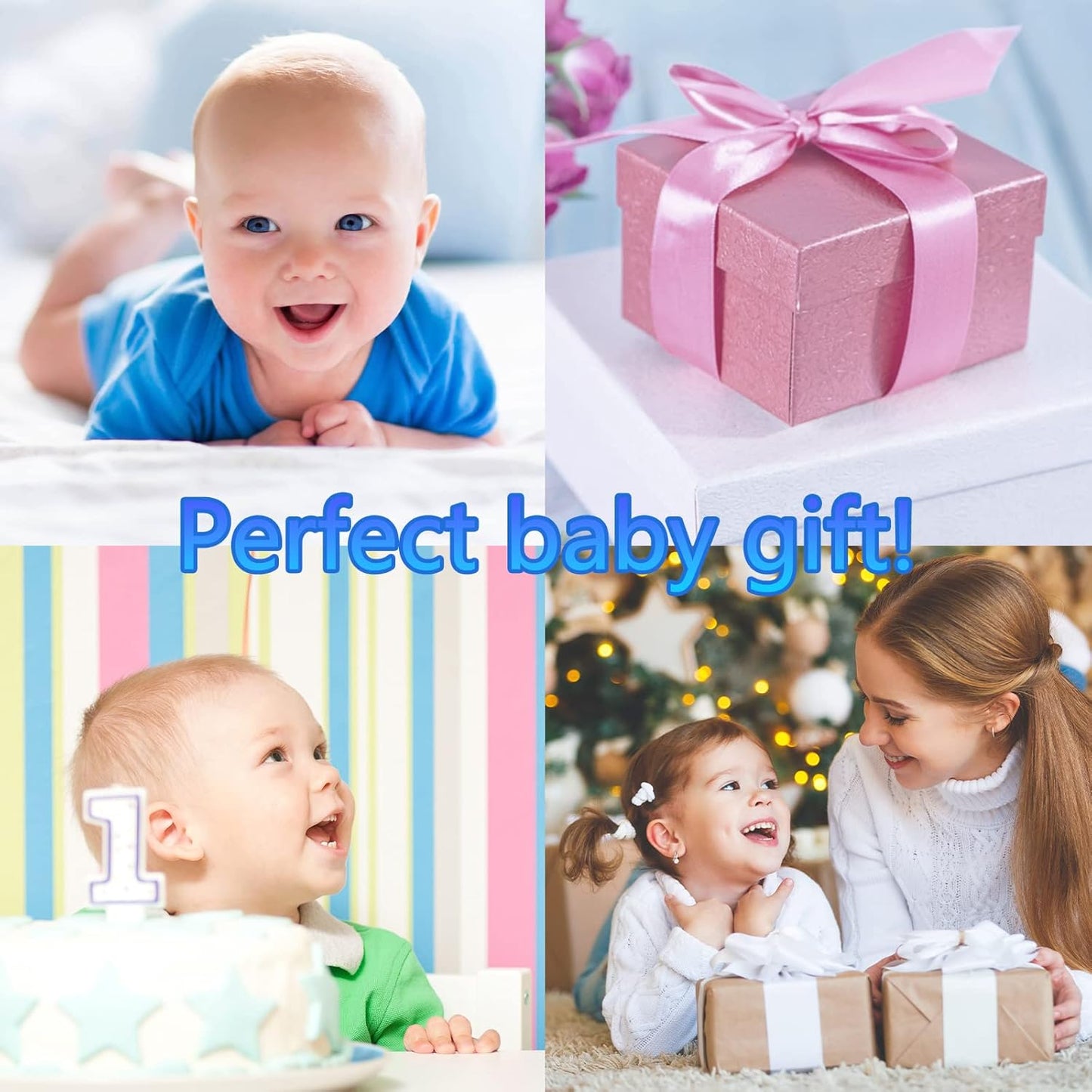 Wrist Rattles for Babies Rattle Socks Wrist Strap Rattles Set Cartoon Socks Cute Animal Baby Sensory Development Toys 1-3 Years Early Educational Toys for Toddlers Baby Shower Gifts