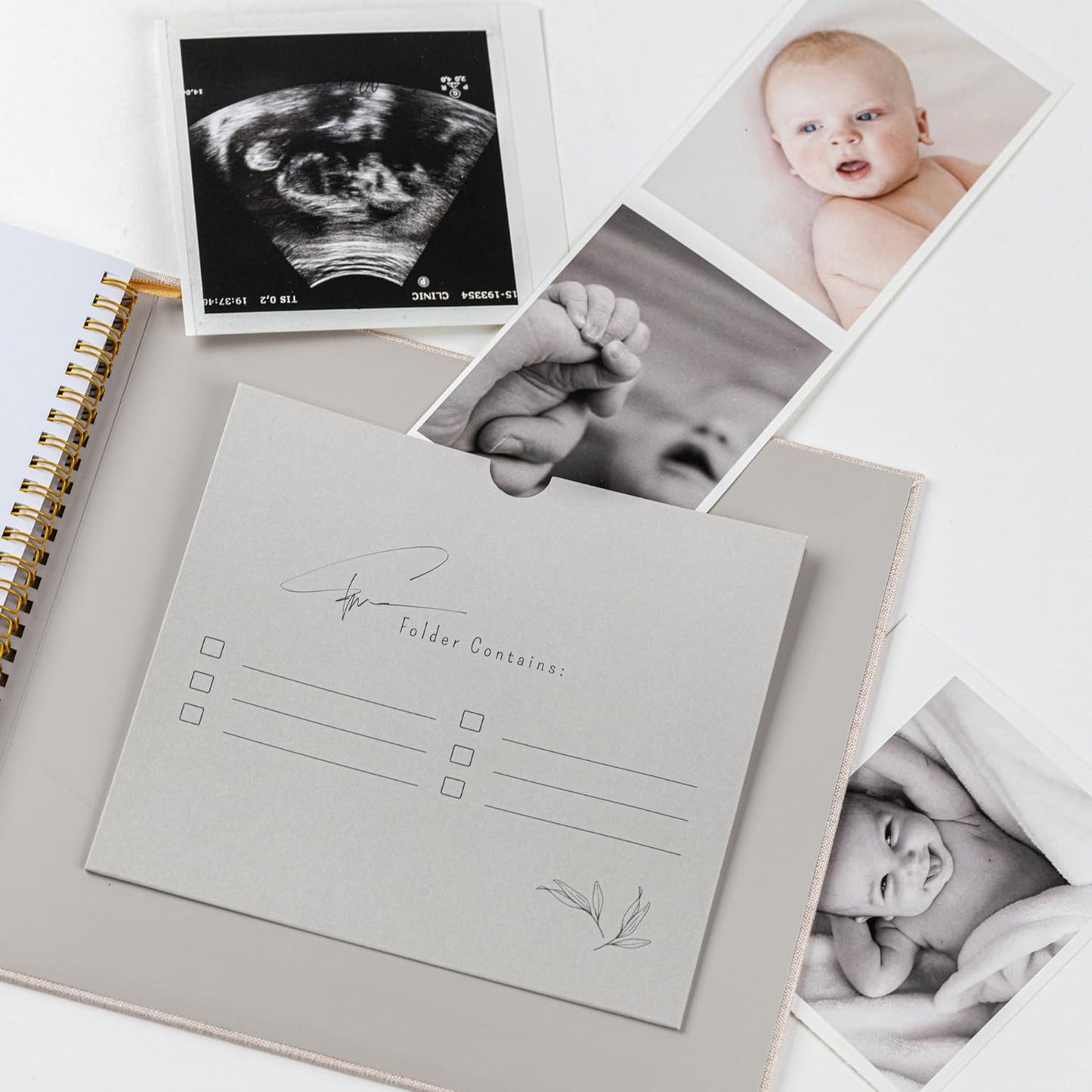 Linen Gender Neutral | Minimalist Keepsake Memory Book Photo Album for Baby Boy or Girl First 5 Years – A Milestone Book to Record Every Event from Birth to Age 5 (Linen)