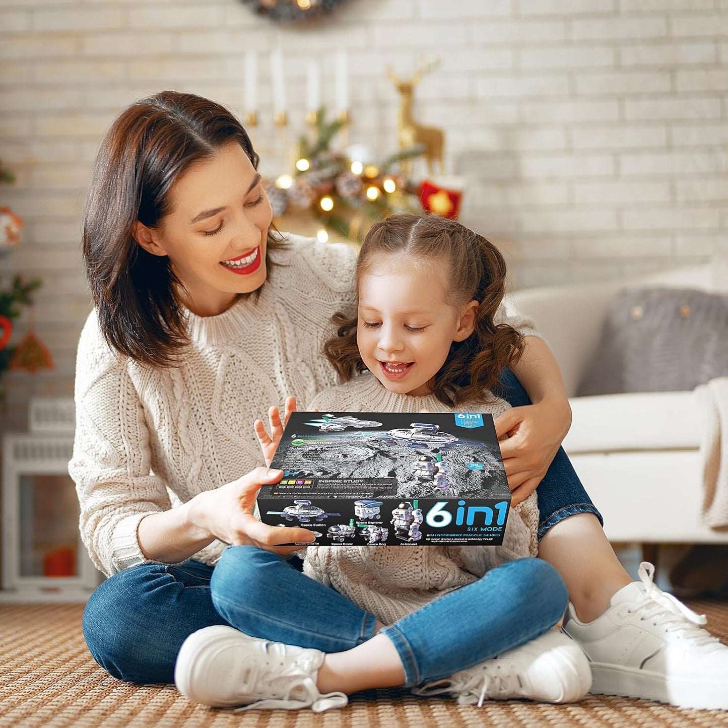 STEM Projects for Kids Ages 8-12 Solar Robot Kit 6-in-1 Space Toys for 10-Year-Old Boy Girl Gift Toys Science Kits Christmas Birthday Gifts for 8 9 10 11 12 Year Old, Yellow