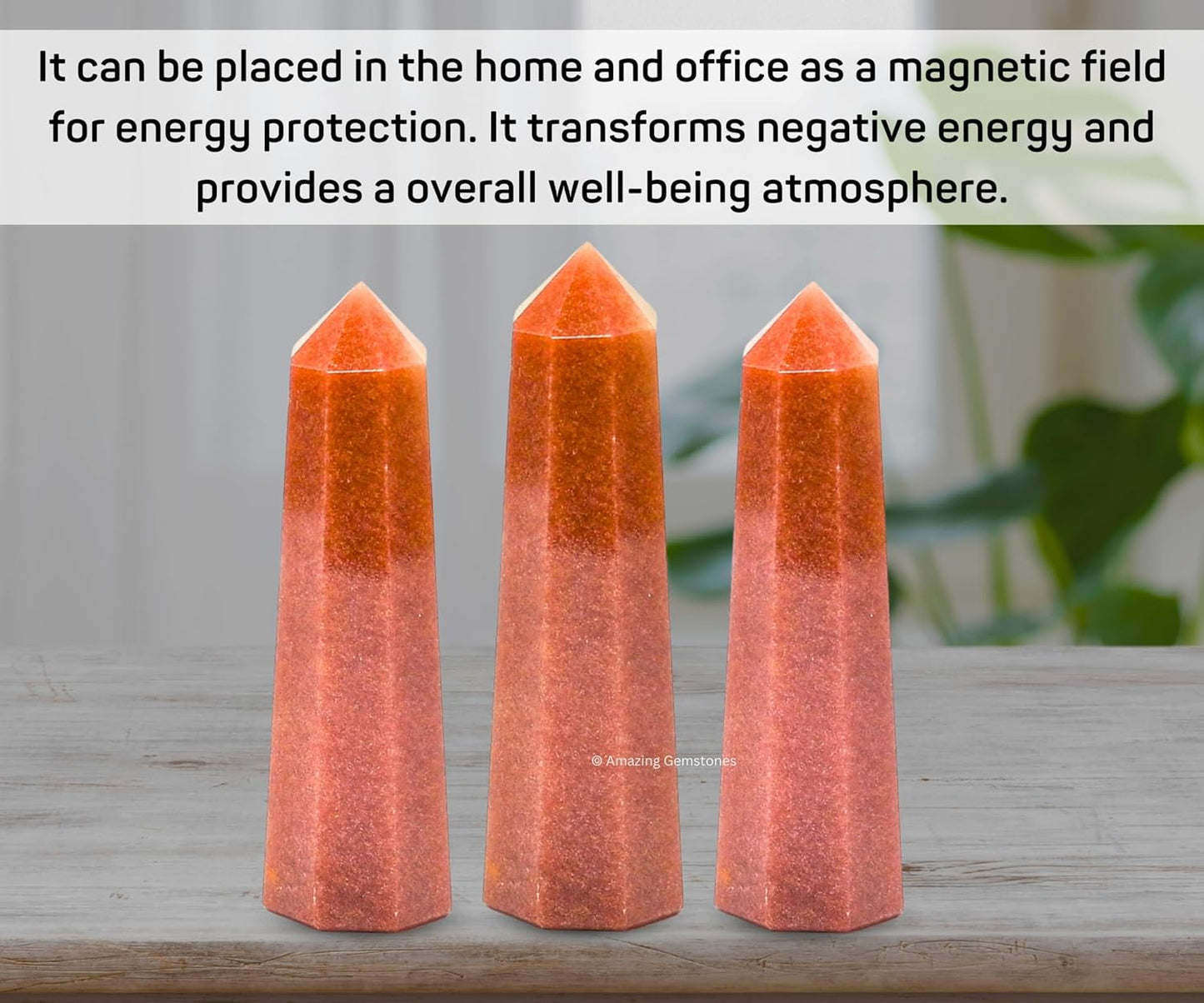 Amazing Gemstone Chocolate Jasper Crystal Towers - Natural Healing Crystal Point Obelisk for Reiki Healing and Crystal Grid (2 Inch to 3 Inch)