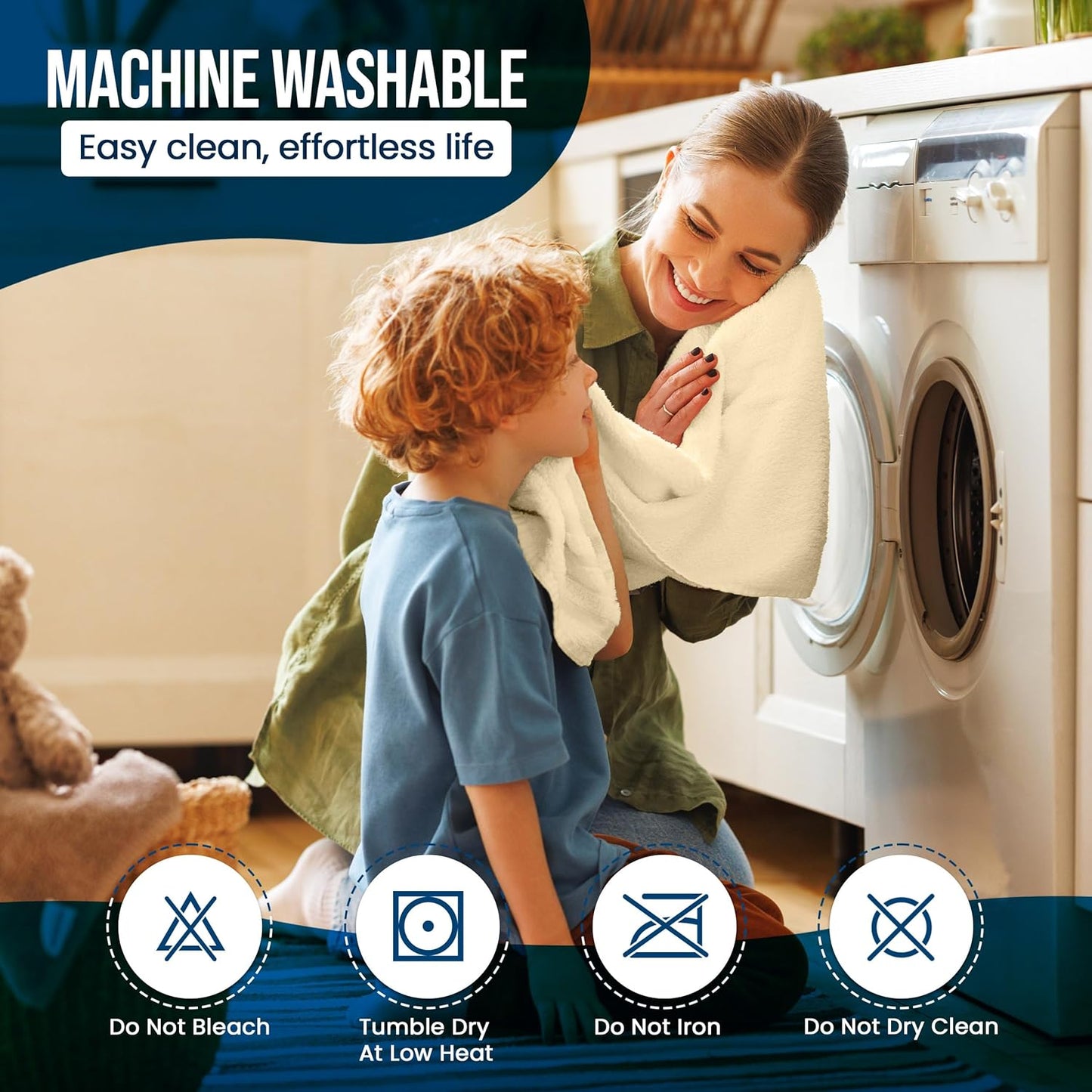 Utopia Bedding Waterproof Mattress Protector King Size, Premium Terry Mattress Cover 200 GSM, Breathable, Fitted Style with Stretchable Pockets (Beige)