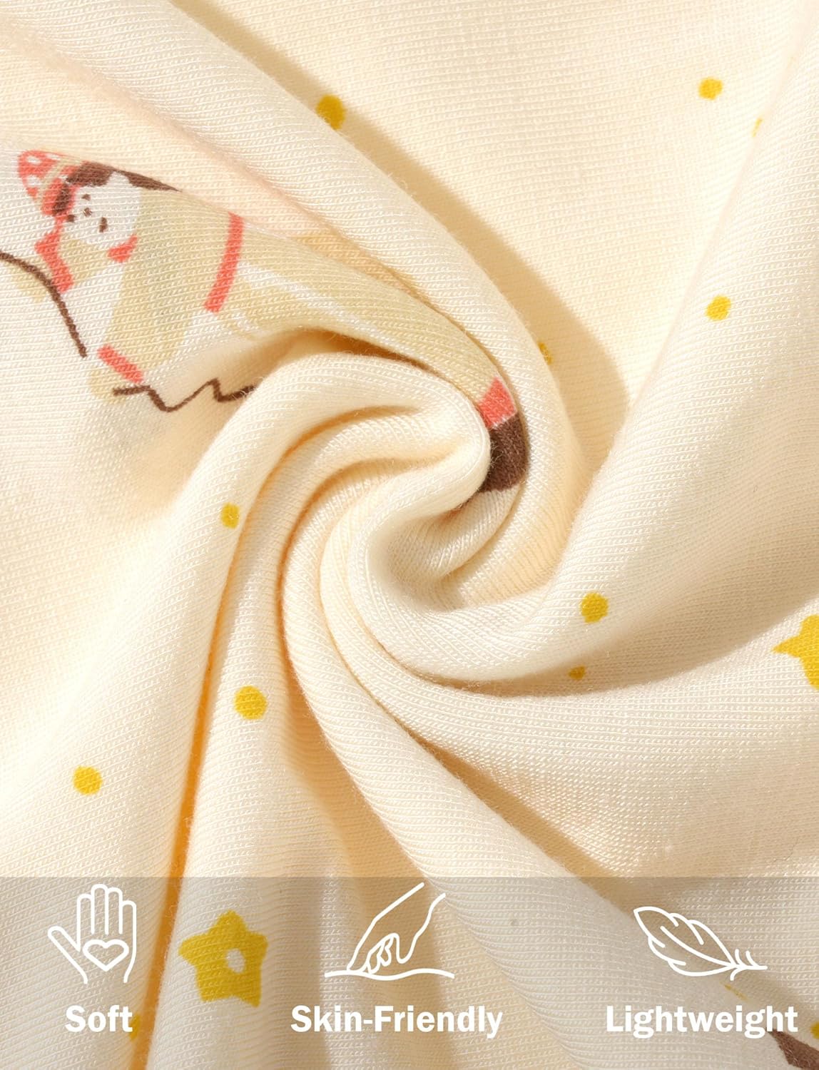 SEAUR Girls' Seamless Underwear 4-Pack Soft Breathable Ice Silk Boyshorts Panties Cute Prints Boxer Briefs for 6-16 Years