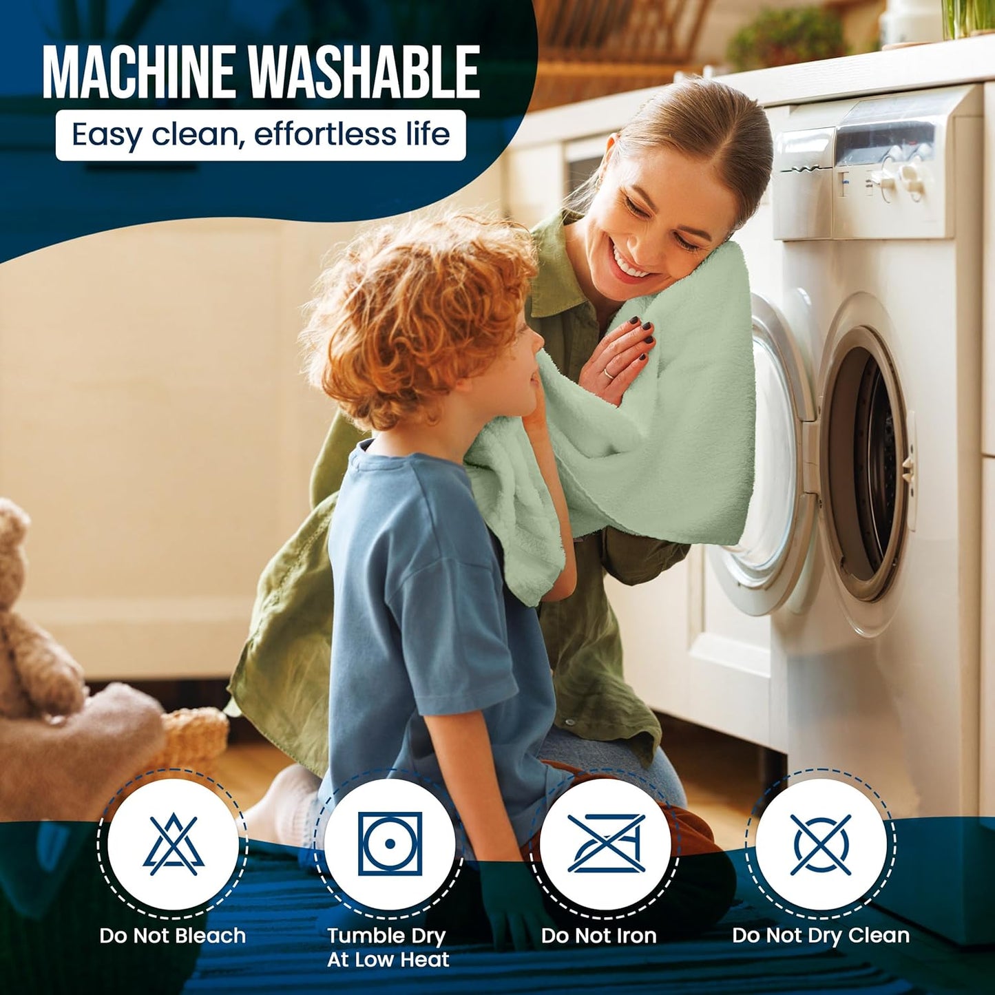 Utopia Bedding Waterproof Mattress Protector King Size, Premium Terry Mattress Cover 200 GSM, Breathable, Fitted Style with Stretchable Pockets (Sage)