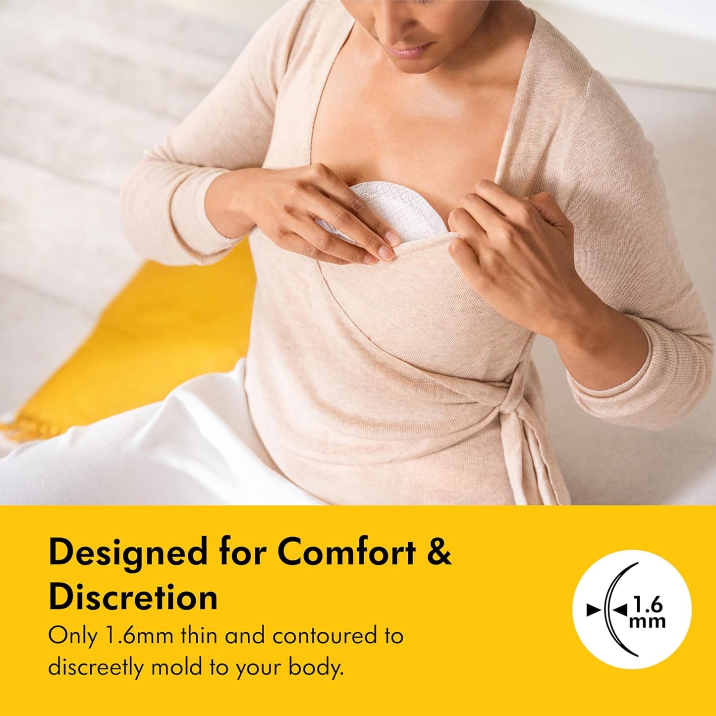 Medela Ultra-Breathable Nursing Pads, Highly Absorbent, Super Soft, Discreet Design for Comfortable Wear, Pack of 200