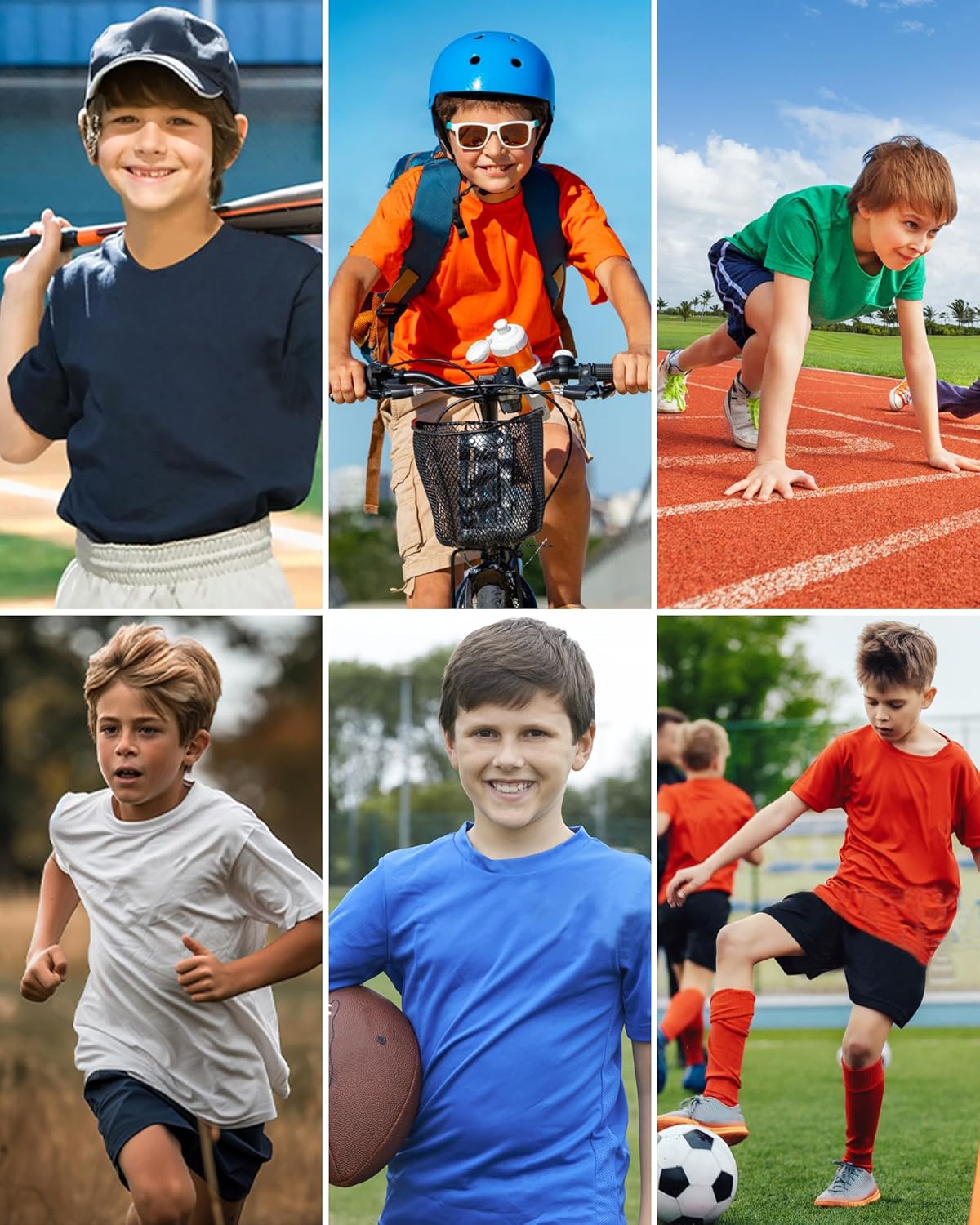 QBK 2T to Youth Neon Shirt Kids UPF 50+ Dry Fit Athletic Short Sleeve Rash Guard T Shirts for Boys Girls Sports Undershirt