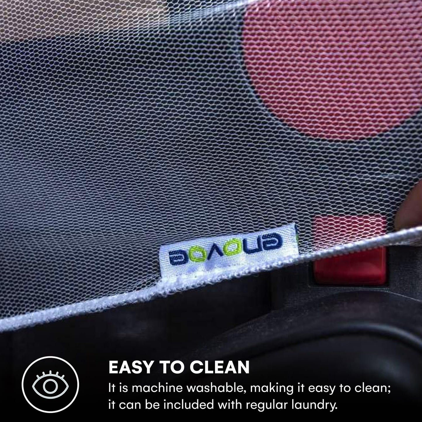 Enovoe Mosquito Net for Stroller, Bassinet, Cradle - Blue Baby Mosquito Net Cover for Playards, Pack N Plays, Mini Crib