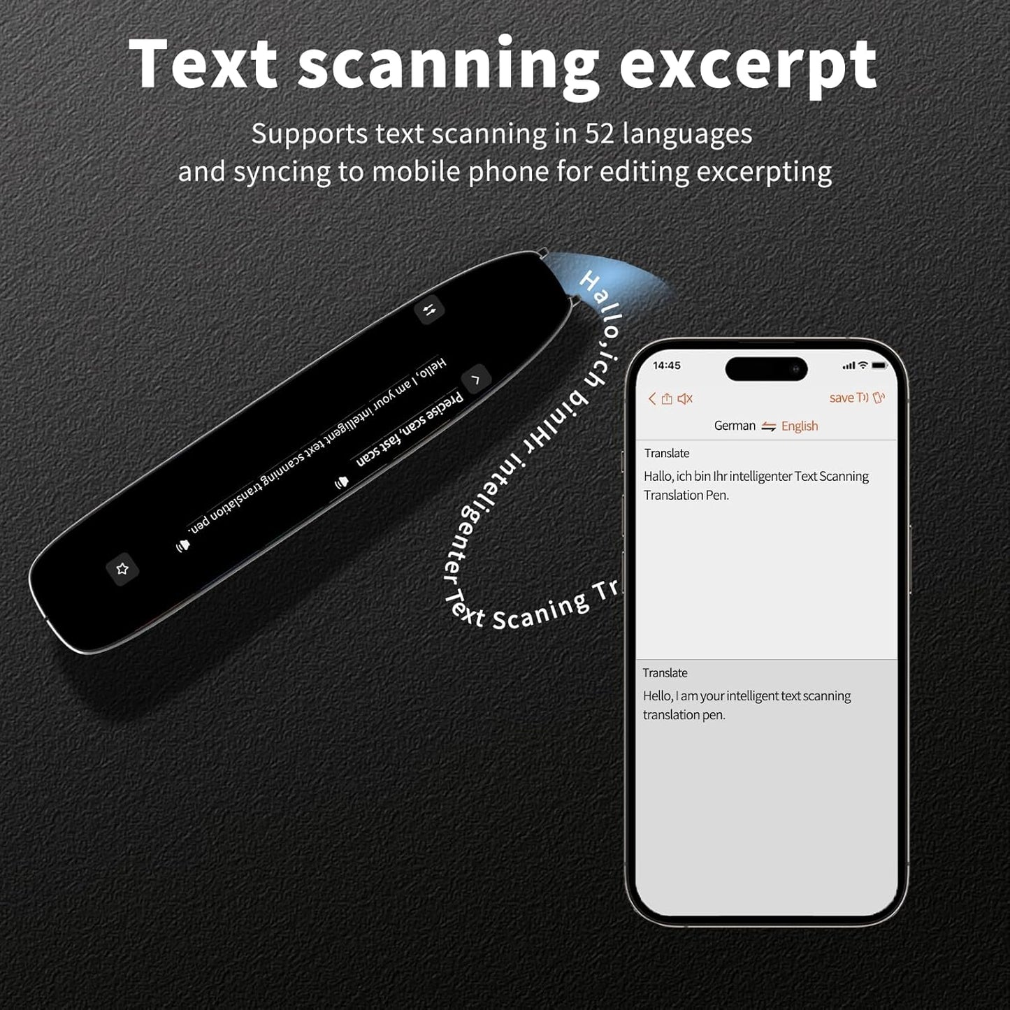 Translation Pen,Translator Pen for Dyslexia,142 Language Scan Reading Pen,Online/Offline/Text to Speech/Photo traductor Pen,Language Learners,Travel, Business People Pen Scanner