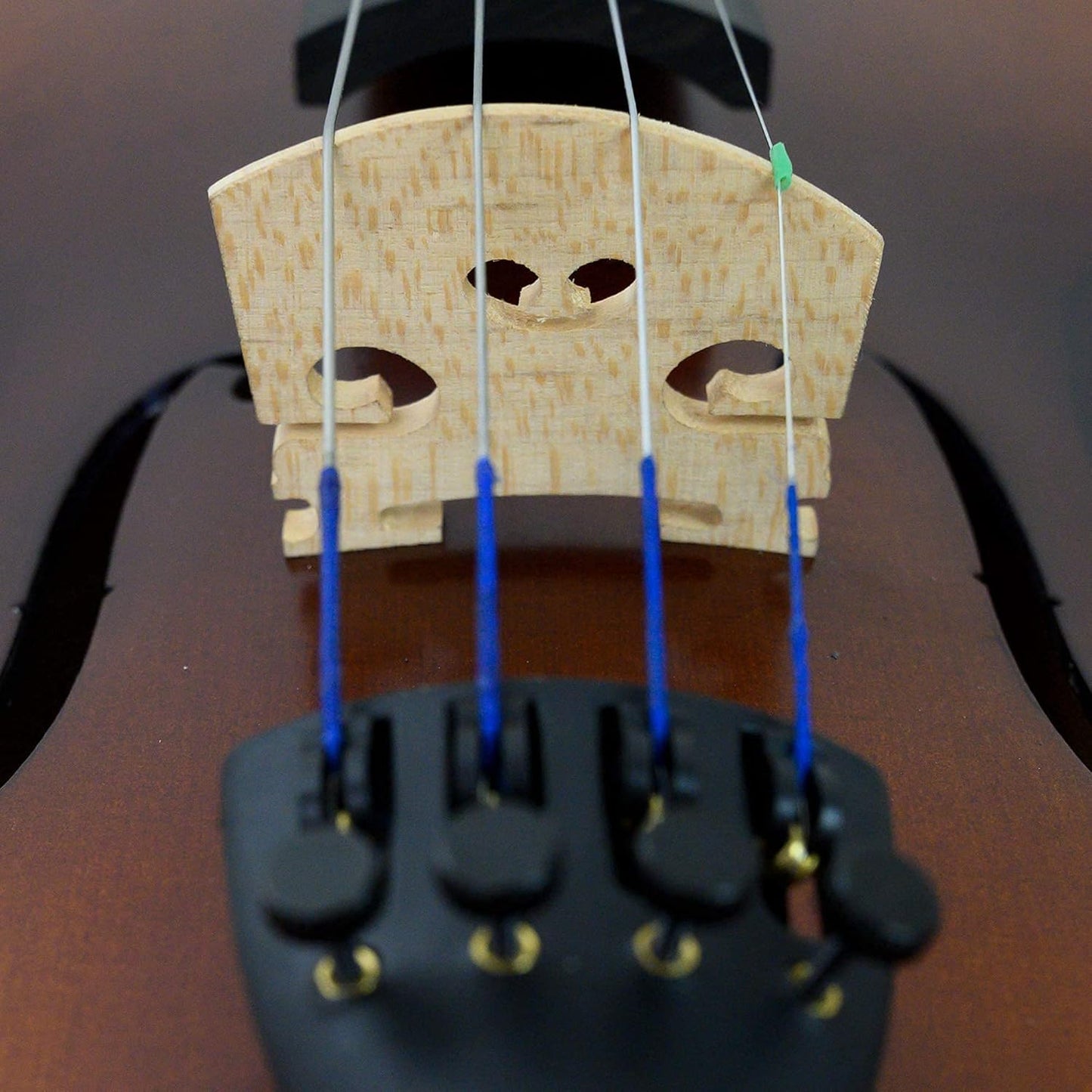 Bunnel Premier Violin Outfit 1/10 Size — Carrying Case and Accessories Included — Solid Maple Wood and Ebony Fittings By Kennedy Violins