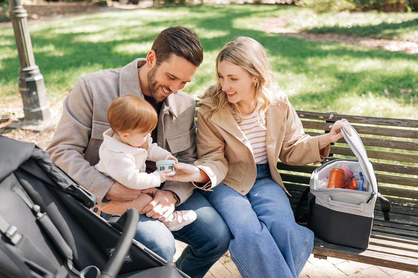 UPPAbaby Bevvy Cooler/Insulated + Leakproof/Portable Handles/Fits in Vista, Cruz, Ridge Stroller Baskets