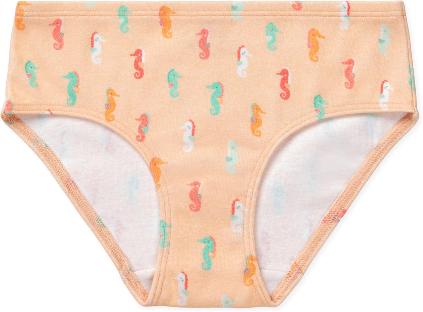 Lucky & Me Girls 100% Organic Cotton Underwear Briefs, Gracie 7 Pack