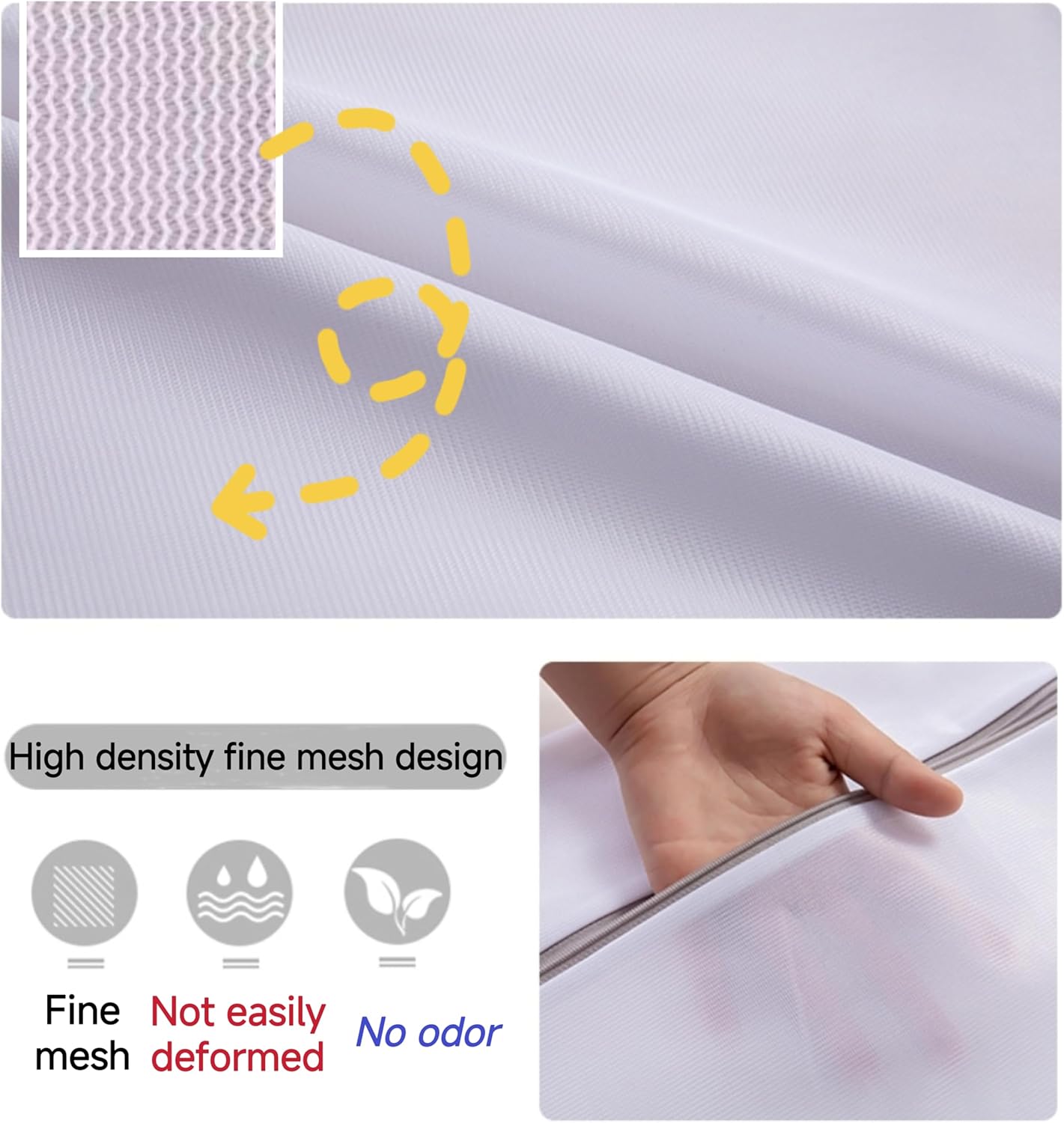 4Pcs Mesh Laundry Bags for Delicates( 2L,2XL ),Laundry Bags Mesh Wash Bags,Laundry Bag For Washing Machines,For clothes, pants, skirts, outerwear, anti knot