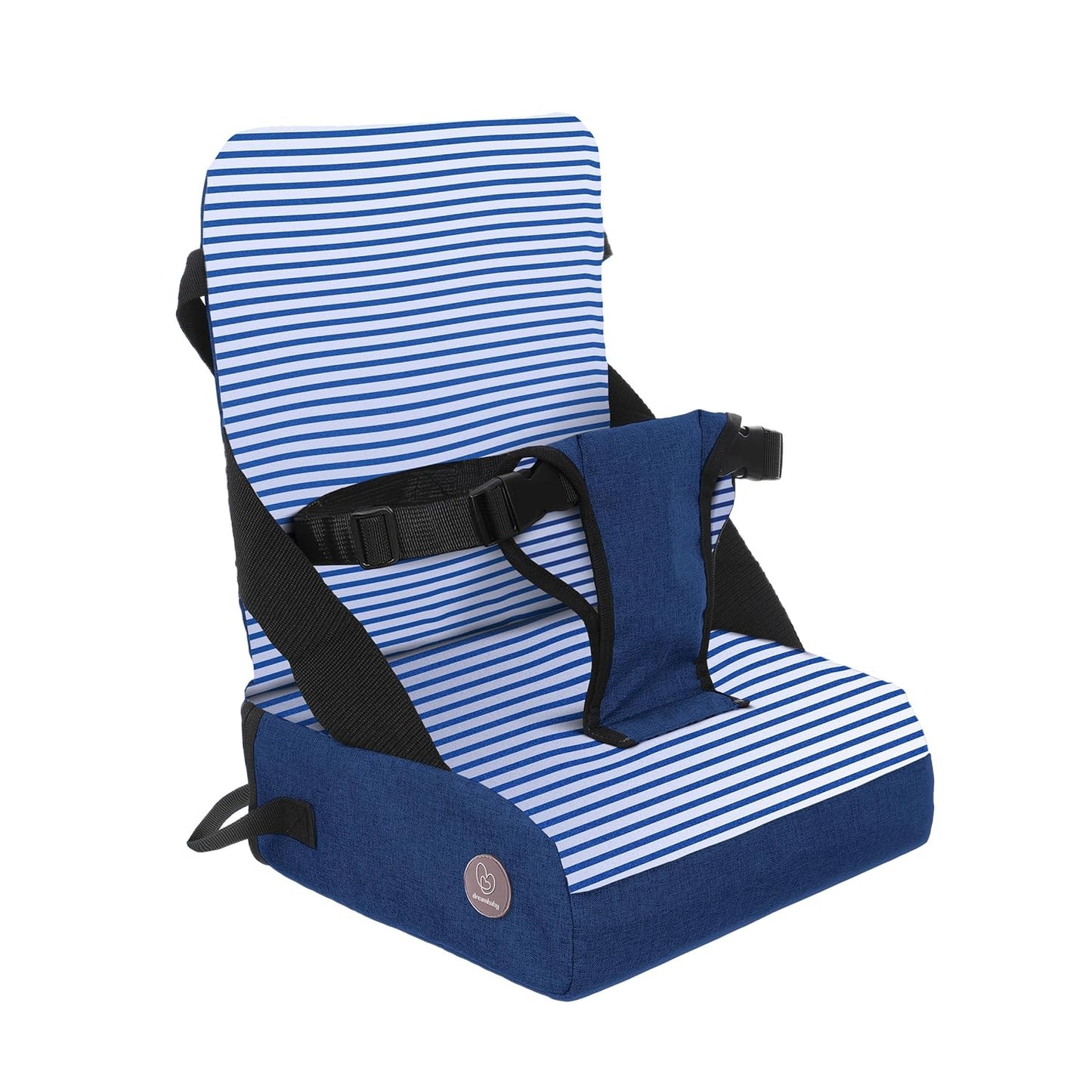 Dreambaby Grab βN Go Travel Booster Seat β Portable Toddler High Chair for Dining (6M-5Y) with Storage & Shoulder Strap