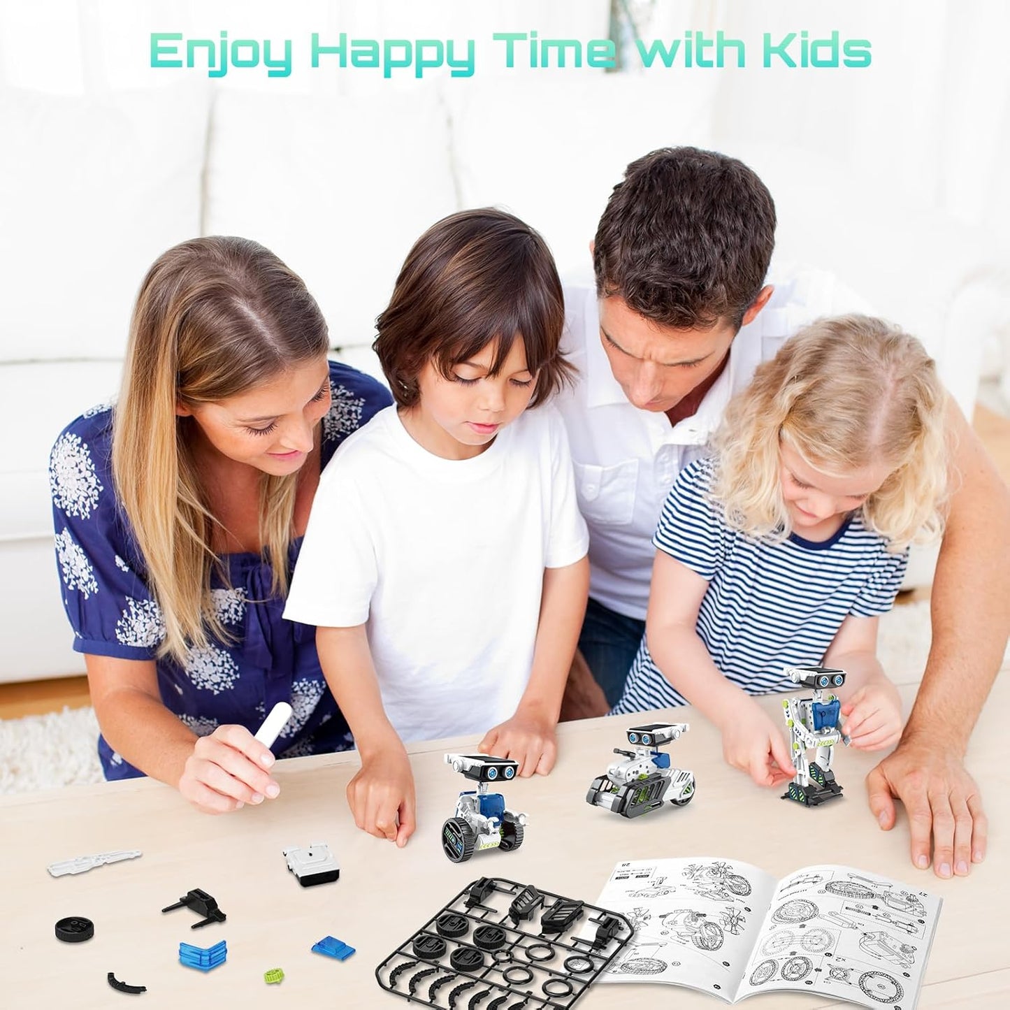 12-in-1 Solar Robot Kit for Kids 8-12, STEM Educational Building Toys with Solar & Battery Power, DIY Science Experiment Projects, Easter Birthday Gifts for Boys Girls Age 8 9 10 11 12 Years Old-Green