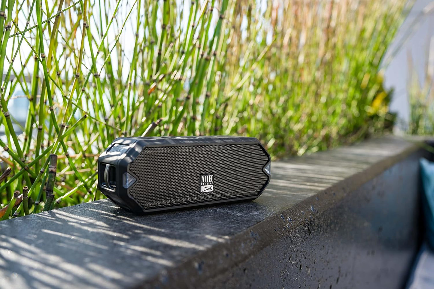 Altec Lansing - HydraJolt Wireless Bluetooth Speaker, Waterproof Portable Speakers with Built in Phone Charger and Lights, Everything Proof Outdoor, Shockproof, Snowproof, 16 Hours Playtime
