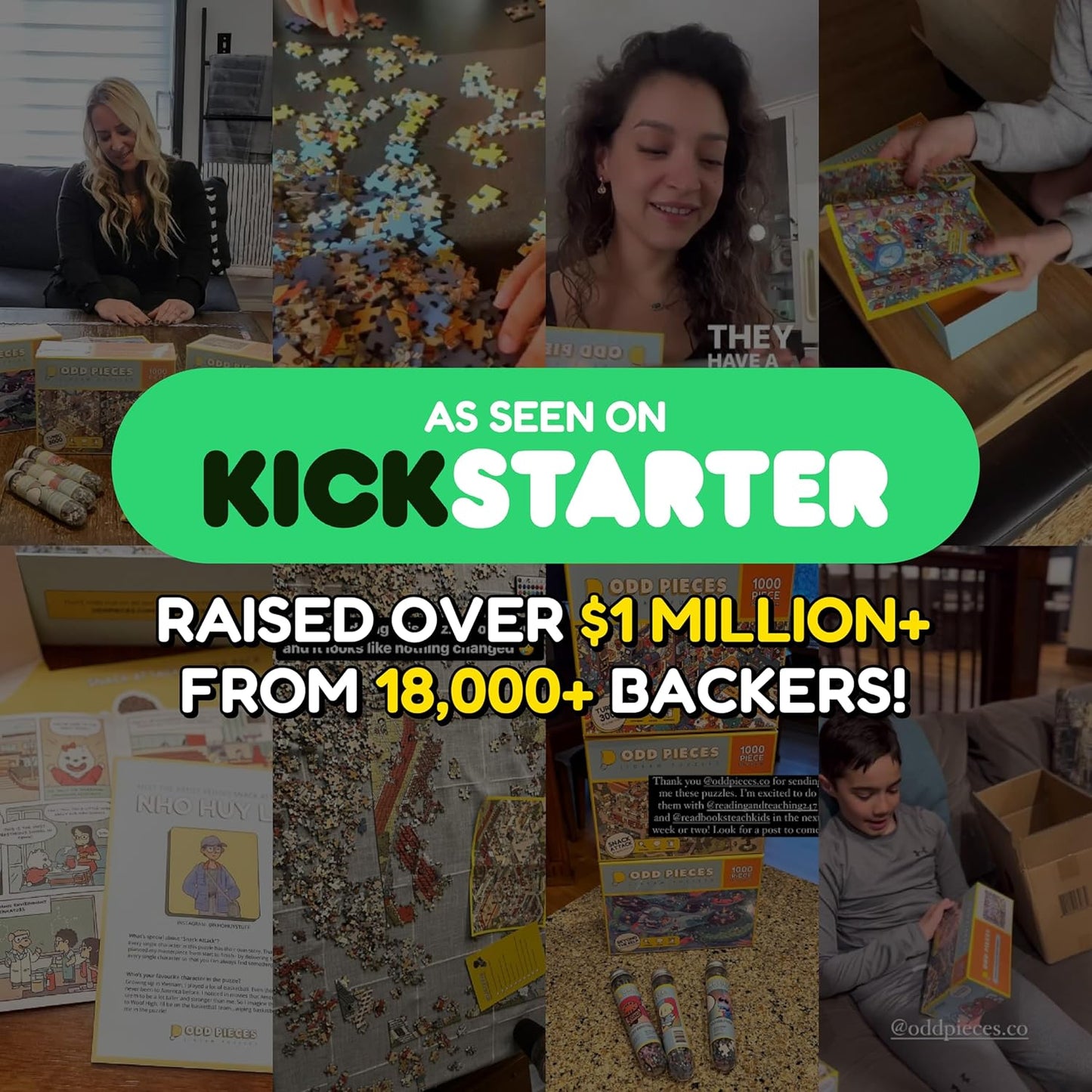 Jigsaw Puzzles 1000 Pieces - Magic Mystery Story Secret Ending Puzzle - Perfect Game Night for Adults & Kids - Ocean Theme Challenging (Beyond The Kelp)