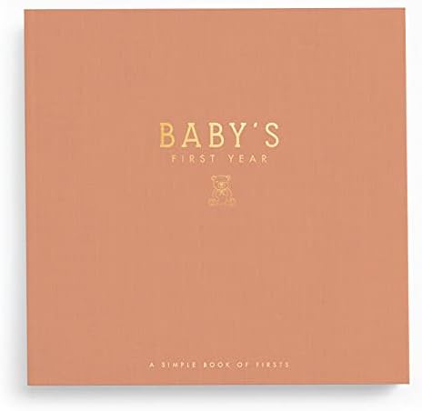 Lucy Darling Baby Memory Book – Teddy Bears' Picnic | Luxury Baby First Year Book & Photo Album | Gender Neutral Keepsake Journal for Milestones, Memories & Photos | Thoughtful Pregnancy Gift