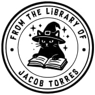 STAMPI Custom Book Embosser or Personalized Book Stamp – from The Library of Design | Swords, Cats, Dragon, Coffee & Floral Options | Gift for Book Lovers & Readers (Cat Set)