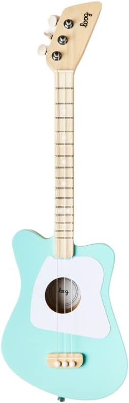 Loog Mini Acoustic kids Guitar for Beginners 3-strings Ages 3+ Learning app and lessons included