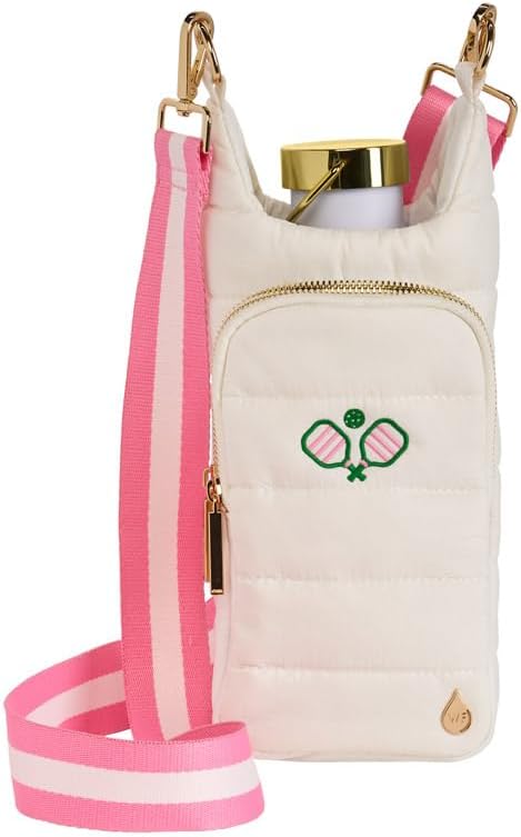WanderFull® Original HydroBag® Collection, Water Bottle Holder w/Strap & Phone Pocket, Hands-Free Crossbody Water Bottle Bag