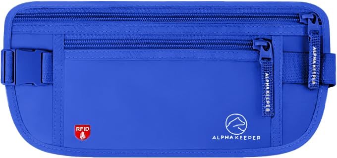 Hidden Money Belt for Travel for Men, Waist Wallet Anti Theft, RFID Passport Holder For Travel Men Or Women, Money Pouch, RFID Passport Holder